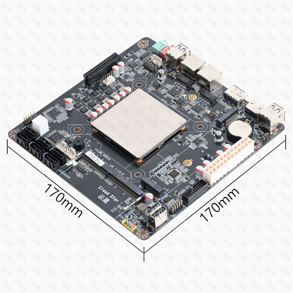 Mini ITX Motherboard N100 N150 - огляд і ціна Nas Motherboard N100 6 Sata