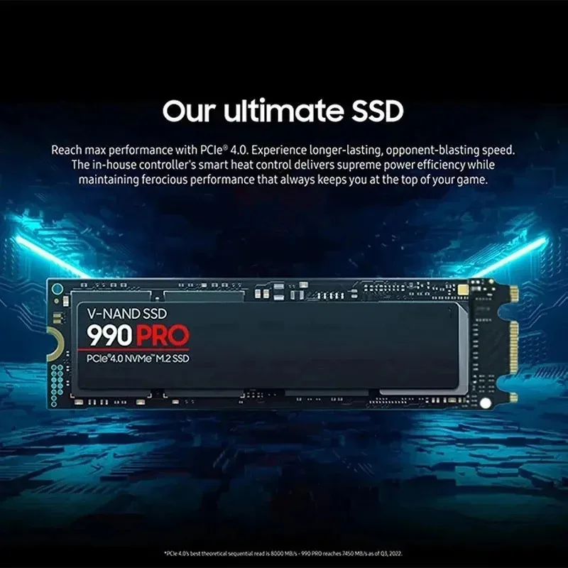 Original 980Pro 990Pro M.2 NVM - огляд і ціна M.2 Nvme 4Tb Pcie 4.0 Ssd