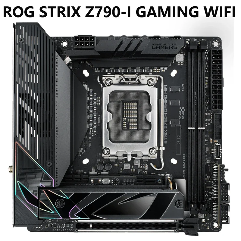 ASUS ROG STRIX Z790-I GAMING W - огляд і ціна Lga 1700 Ddr5 Itx Motherboard