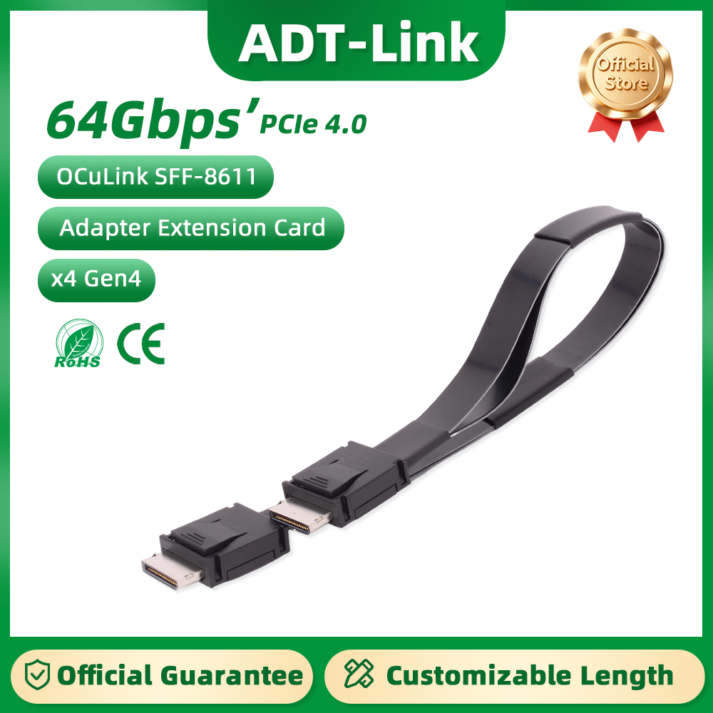 ADT-Link  PCI-E 4.0 X4 SFF-861 - огляд і ціна External Gpu Dock Pcie 4.0 Oculink