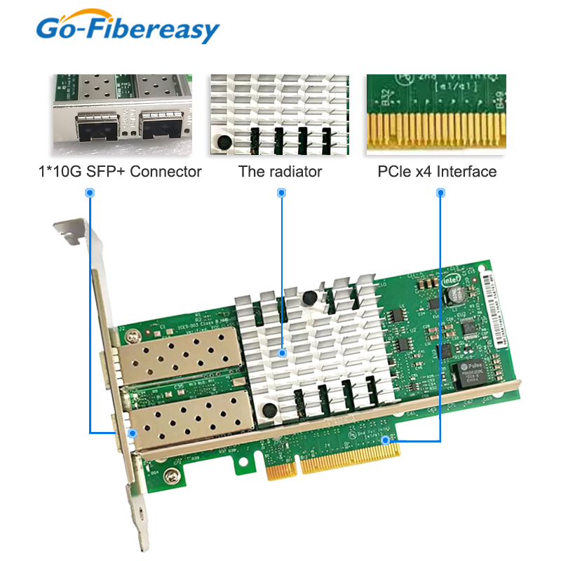 X520-DA2 10Gb SFP+PCI-E Networ - огляд і ціна 10Gb Sfp+ Pcie Network Card Dual Port