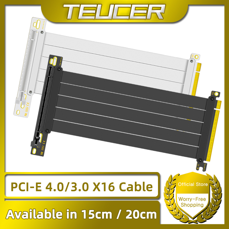 TEUCER PCI-E 4.0 X16 Riser Cab - огляд і ціна Pcie 4.0 X16 Riser Cable 90 Degree