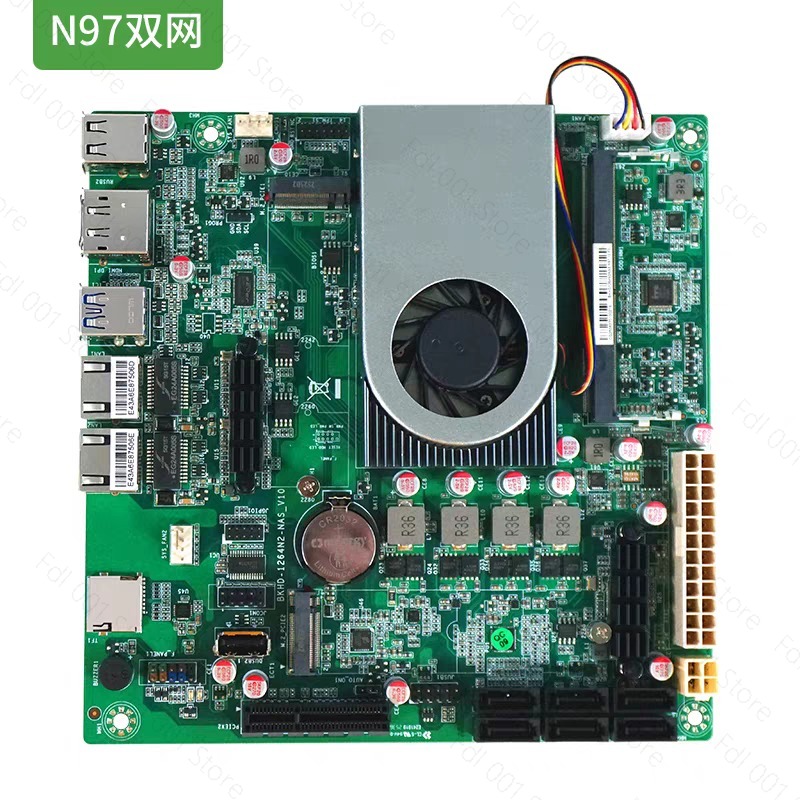 N100 Motherboard Dual 2.5G 10G - огляд і ціна Nas Motherboard N100 6 Sata