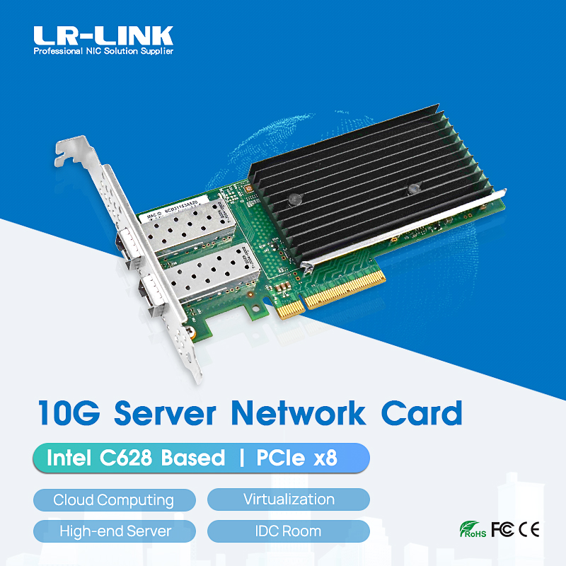 LR-LINK 1010PF-2SFP+ PCIe x8 D - огляд і ціна 10Gb Sfp+ Pcie Network Card Dual Port