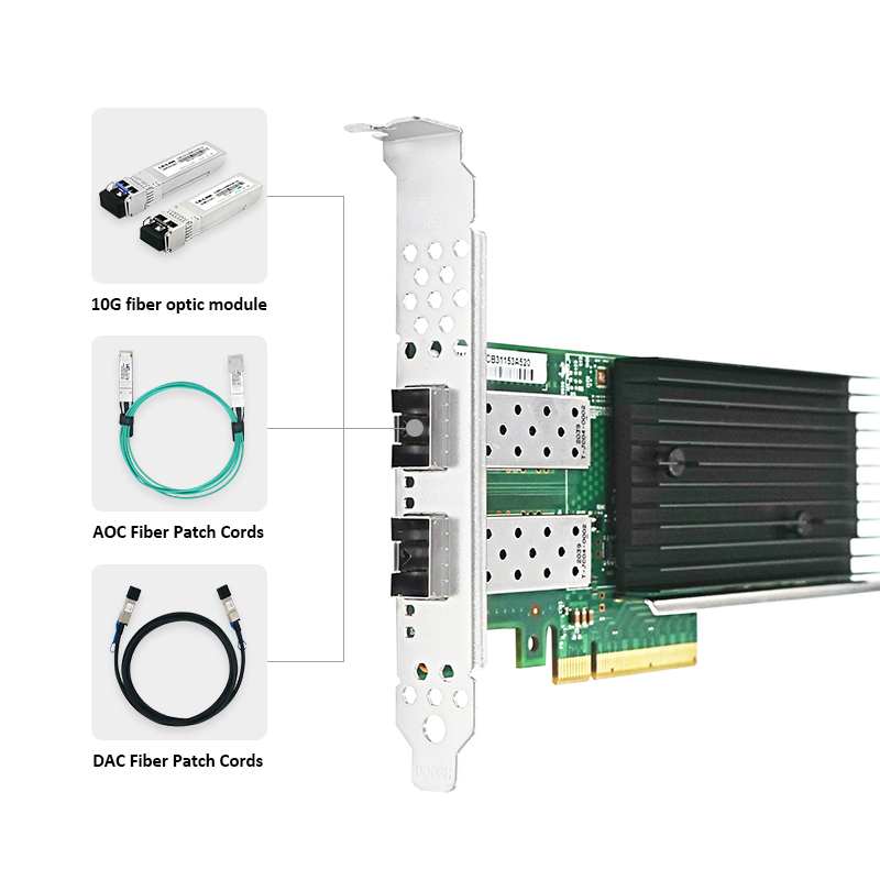LR-LINK 1010PF-2SFP+ PCIe x8 D - огляд і ціна 10Gb Sfp+ Pcie Network Card Dual Port