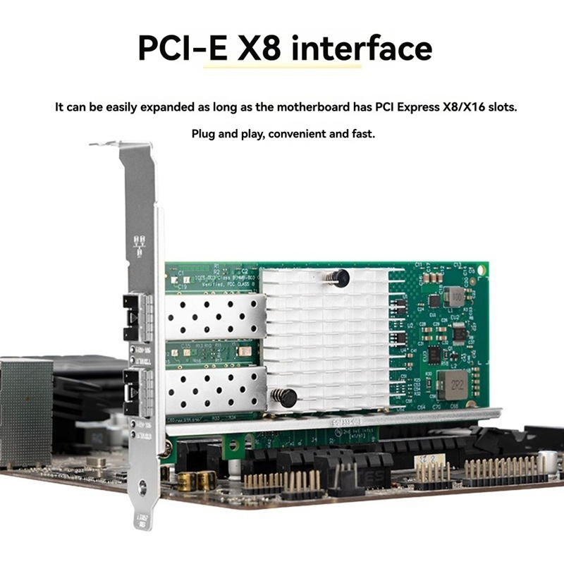 X520-DA1 10Gb SFP+ Dual Port N - огляд і ціна 10Gb Sfp+ Pcie Network Card Dual Port