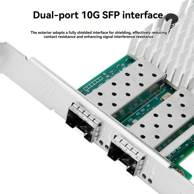 Efficient X520-DA1 Dual Port 1 - огляд і ціна 10Gb Sfp+ Pcie Network Card Dual Port