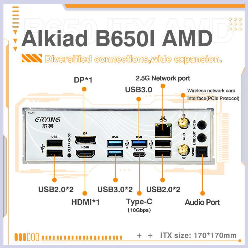 ERYING AM5 Motherboard Support - огляд і ціна Lga 1700 Ddr5 Itx Motherboard