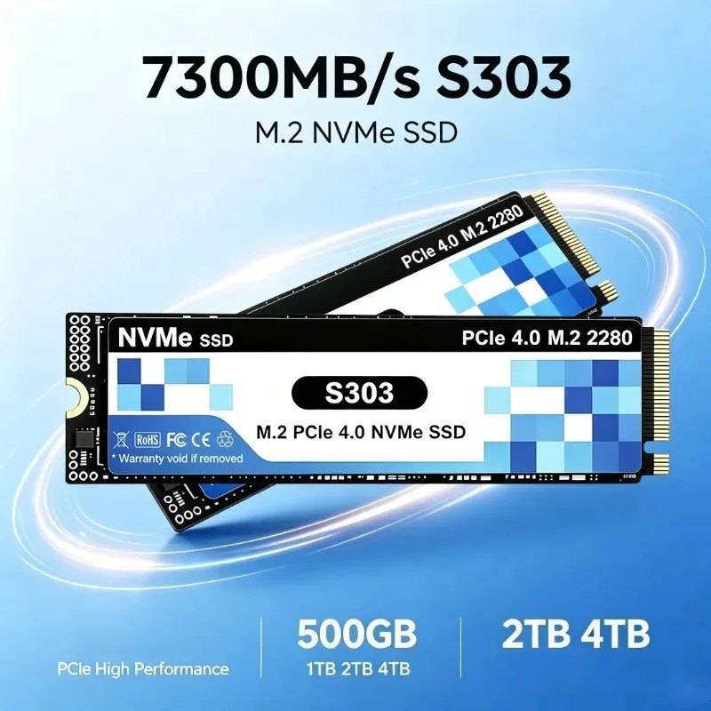 S303 PCIe 4.0 M.2 NVMe SSD 500 - огляд і ціна M.2 Nvme 4Tb Pcie 4.0 Ssd