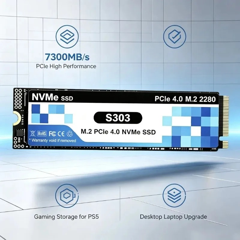 S303 PCIe 4.0 M.2 NVMe SSD 500 - огляд і ціна M.2 Nvme 4Tb Pcie 4.0 Ssd
